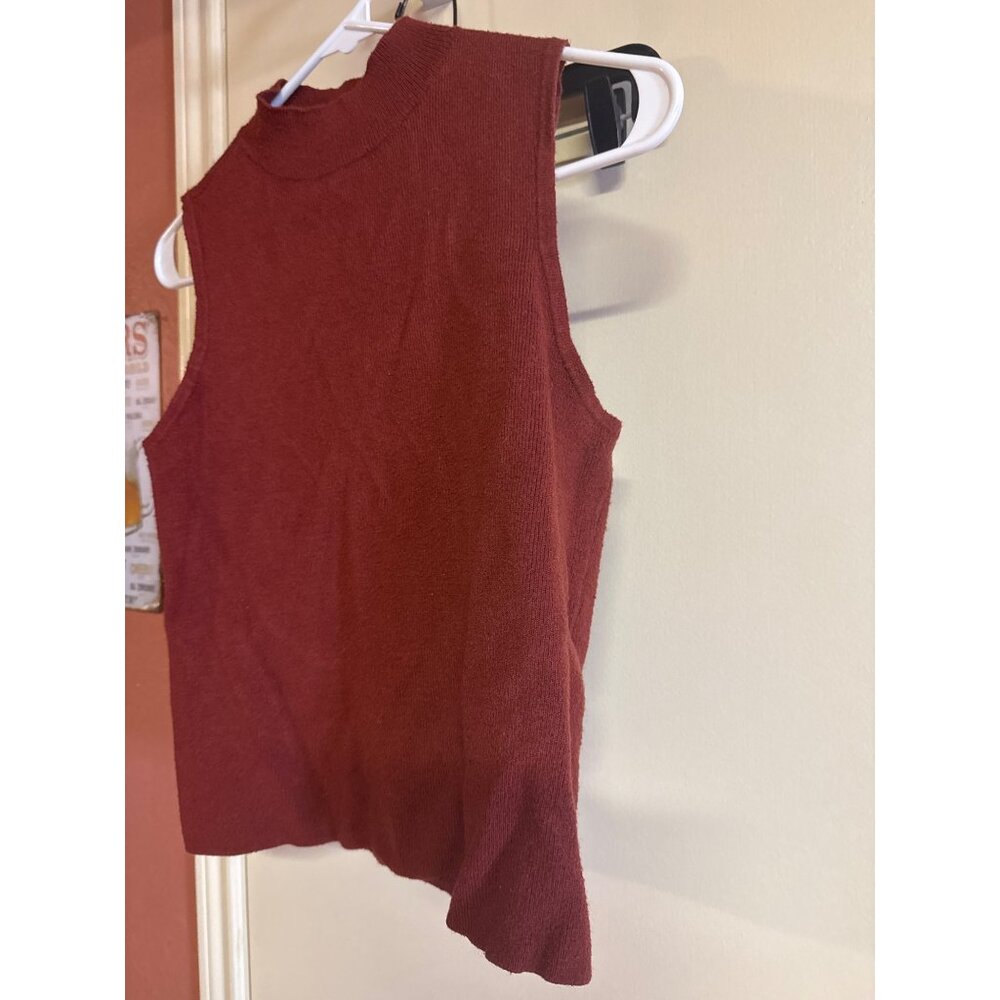 Sleeveless Nine West Top Size L Red - Picture 2 of 5